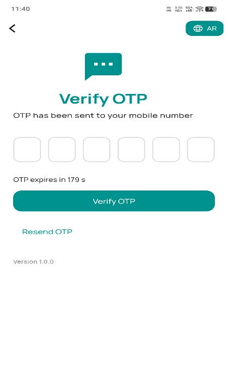 Login OTP verification